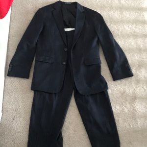 Chaps boys 12 blue striped suit